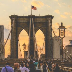 Brooklyn Bridge al Atardecer